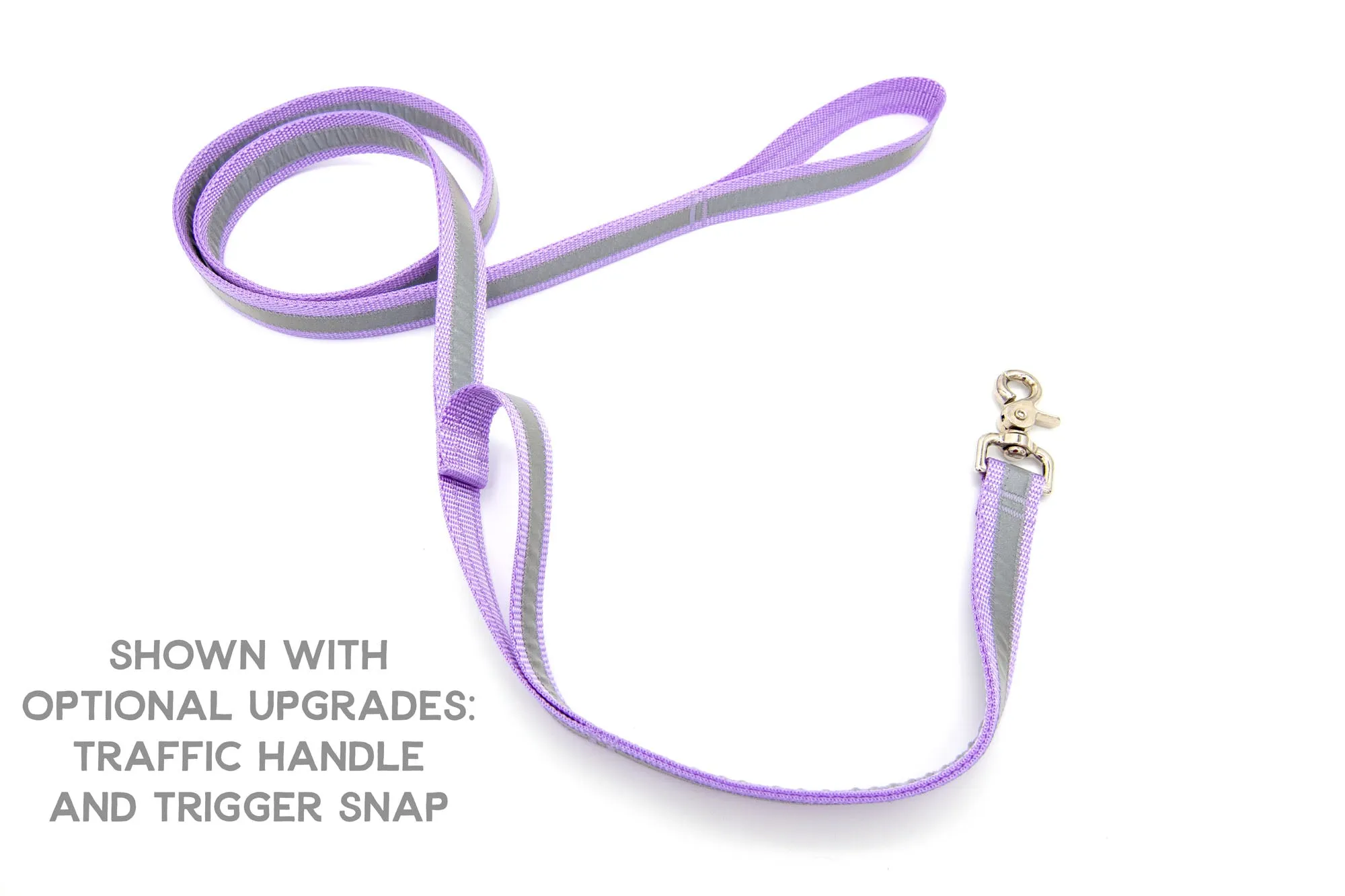 2-Ply Heavy Duty Leash | Solid or Reflective | 3 widths, 20 colors