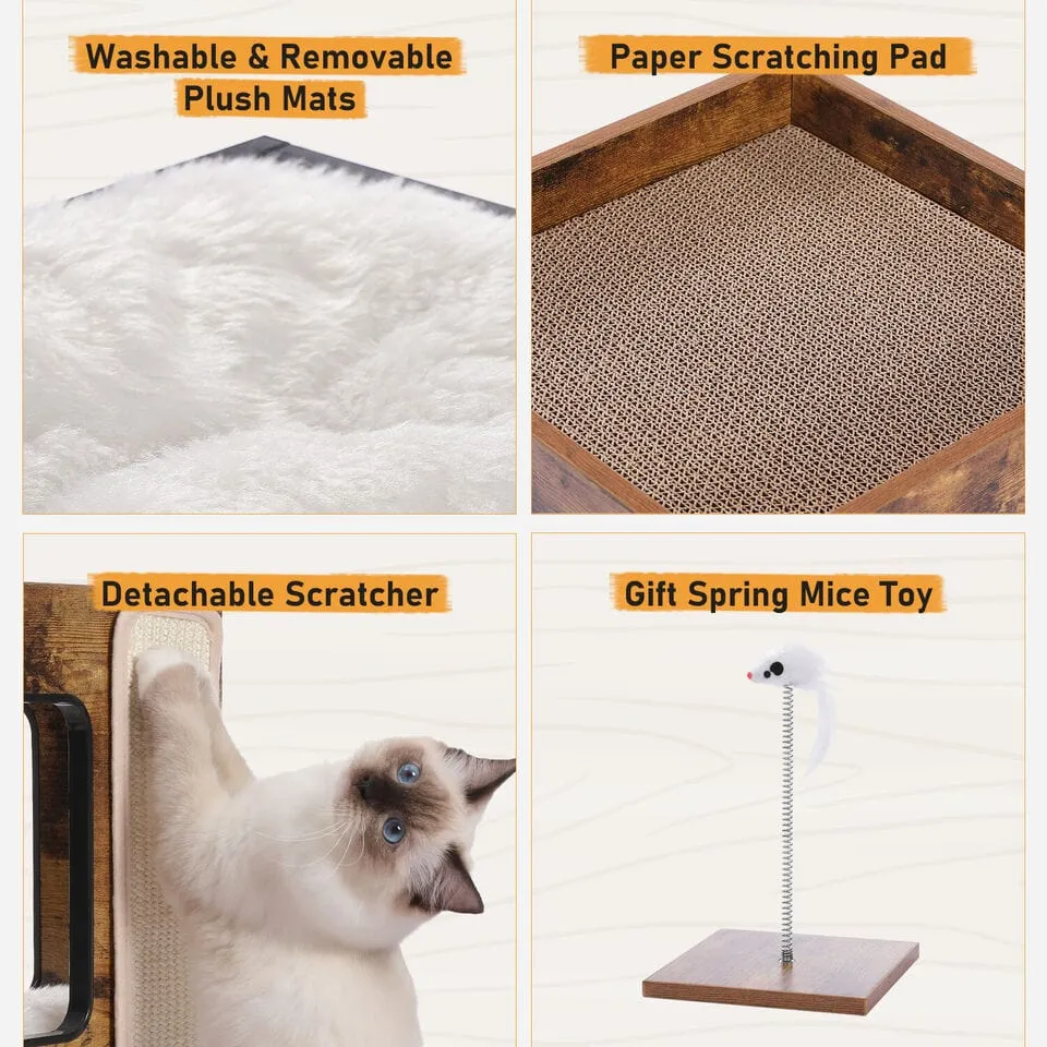 23" Cat Scratching Post / Tree / Pole Side Table