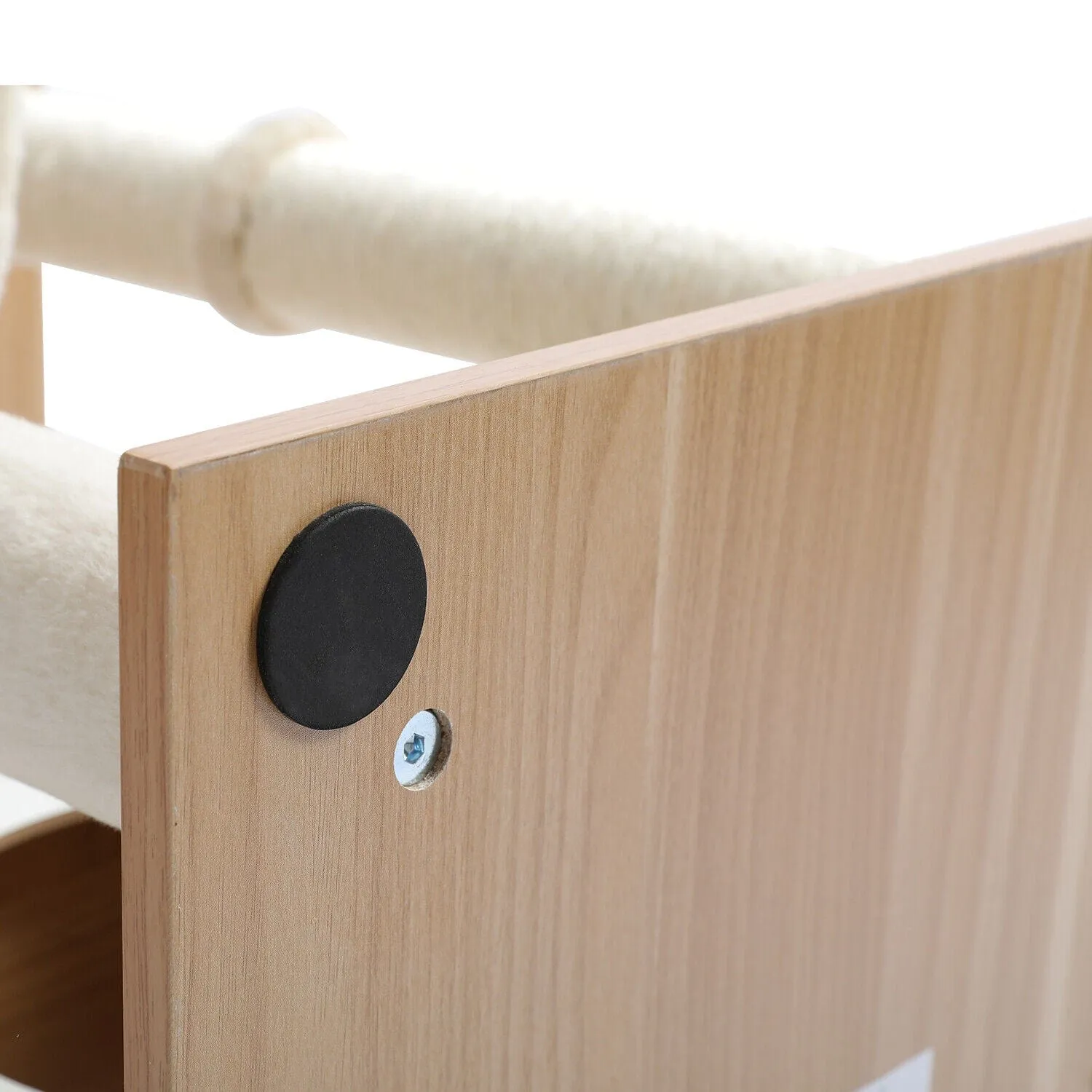 51.2" Dual Condo Cat Tree Scratching Post/ Pole