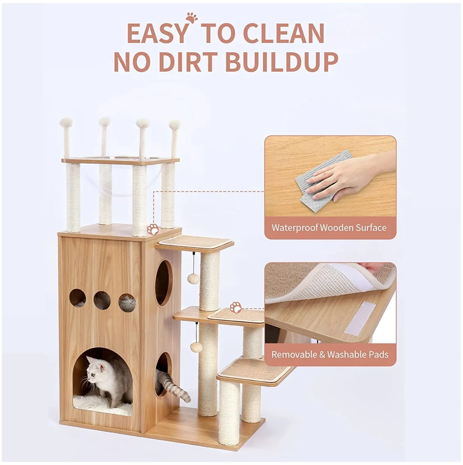 52" Multi-level Cat Tree