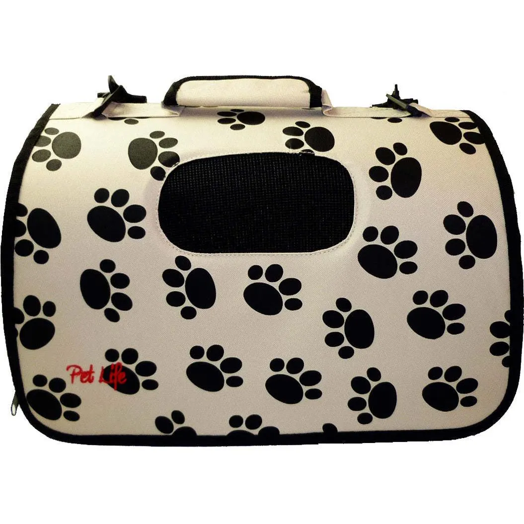 Airline approved folding pet carrier with leash holder and thermal insulation. Explorer
