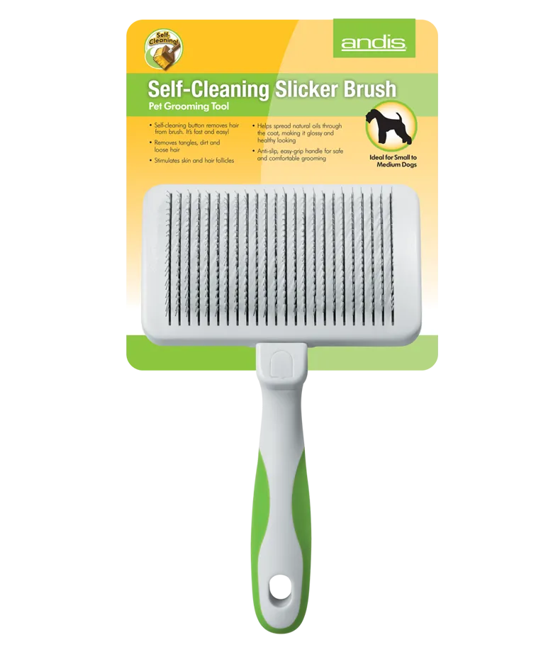 Andis Self-Cleaning Slicker Brush