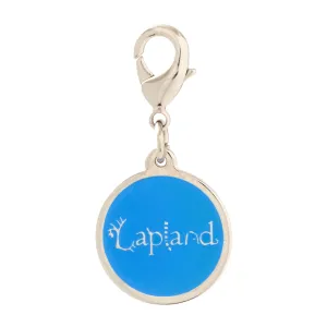 Blue/Silver Dog Tag with Lapland Logo