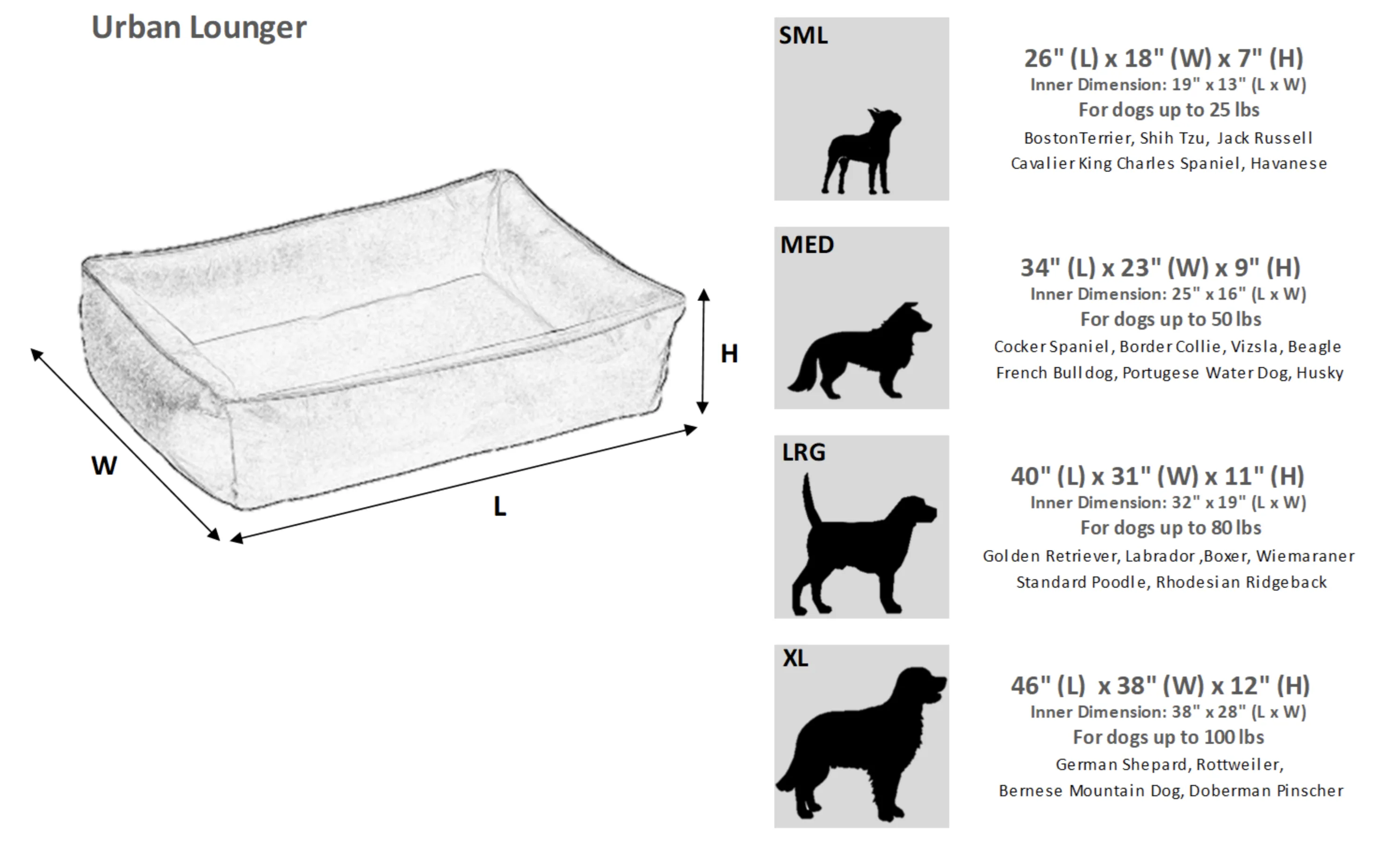 Bowsers Urban Lounger Small