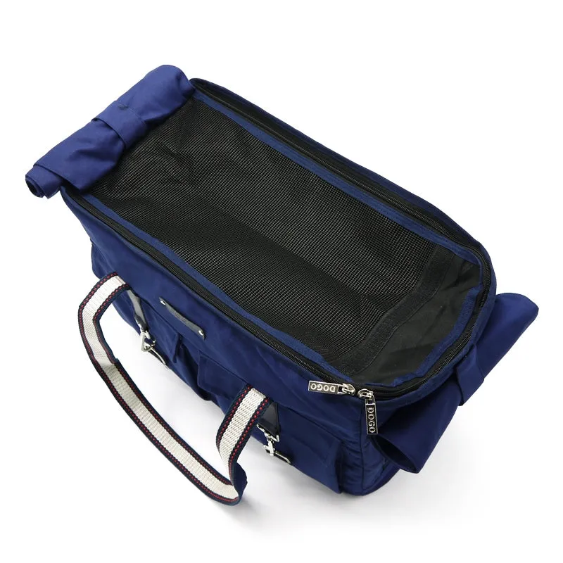 buckle tote - navy