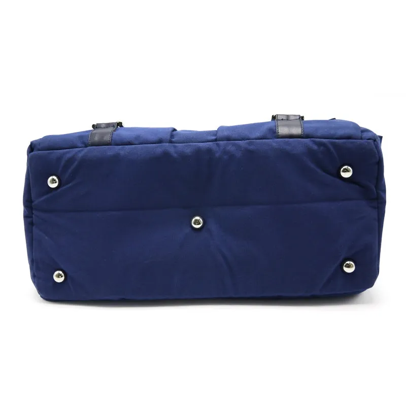 buckle tote - navy