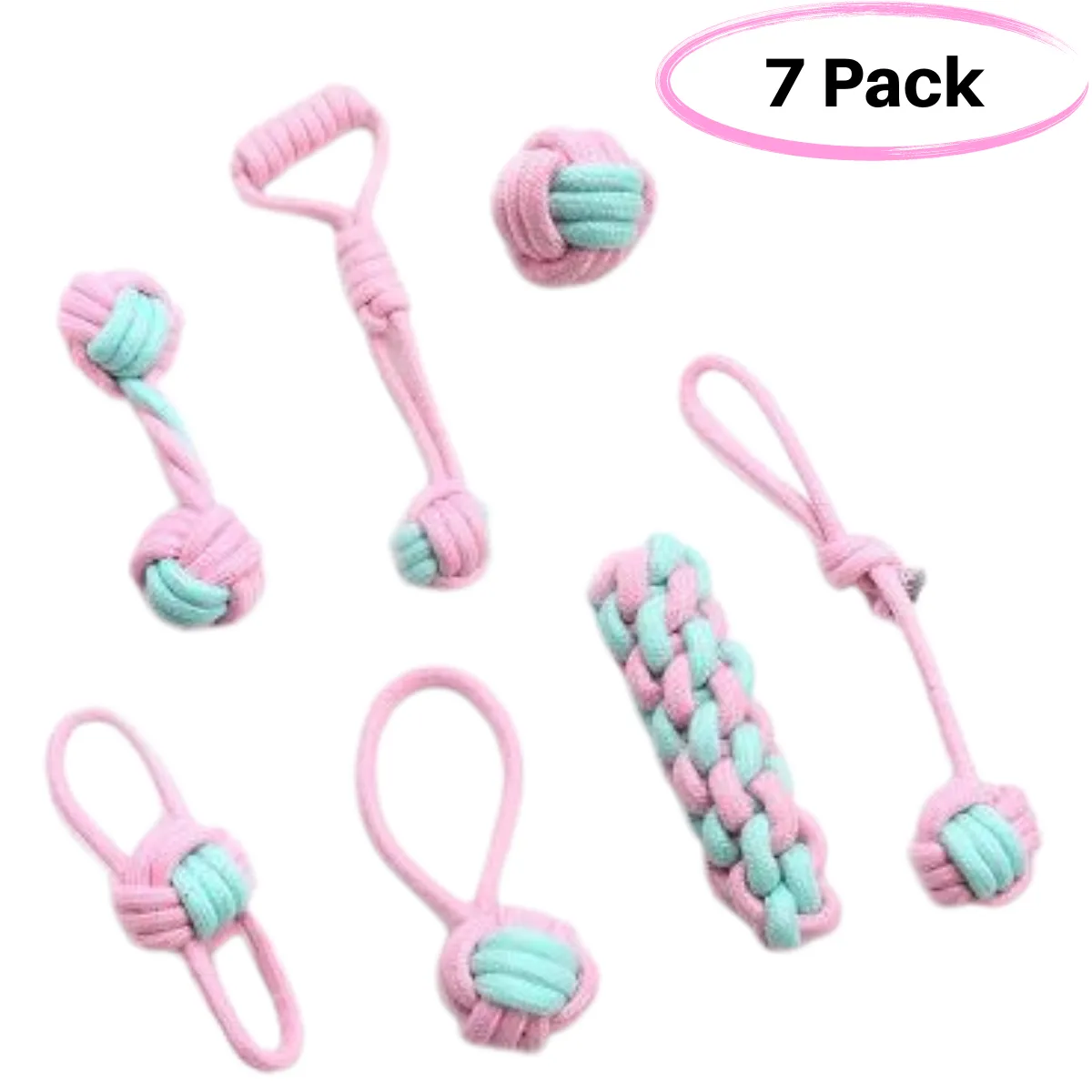 Chewy Interactive Rope Toy Set for Mildly Aggressive Dogs
