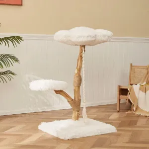 Clouds Deluxe Solid Wood Cat Tree Climbing Frame