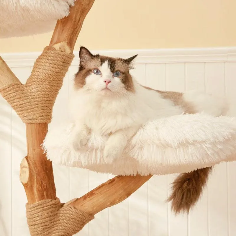 Clouds Deluxe Solid Wood Cat Tree Climbing Frame