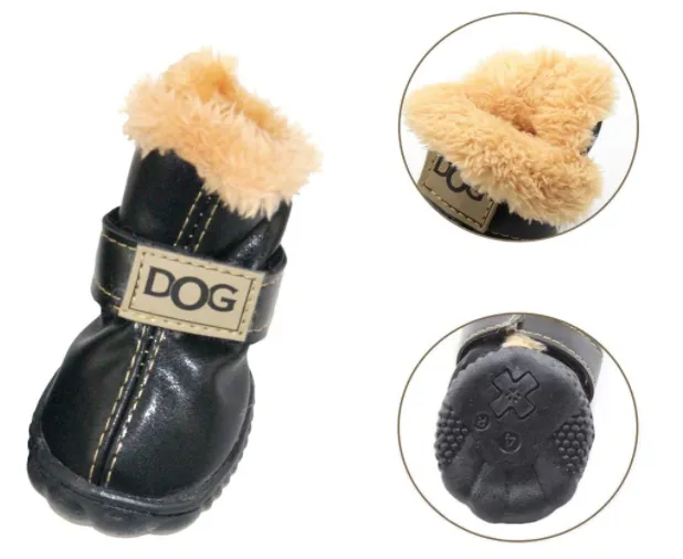 Dog Australia Faux Shearling Snow Boots