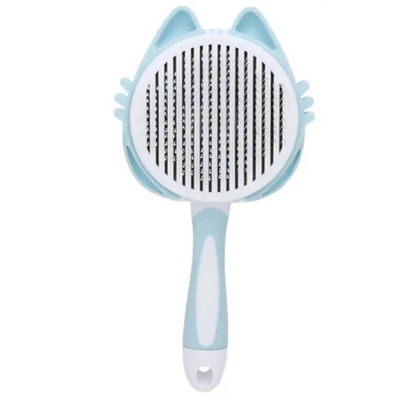 Dog Brush Self Cleaning Cat Brush Pet Hair Remover Massage Dogs Combs Pet Grooming One Button Cleaning Dog Brushes Pet Supplies