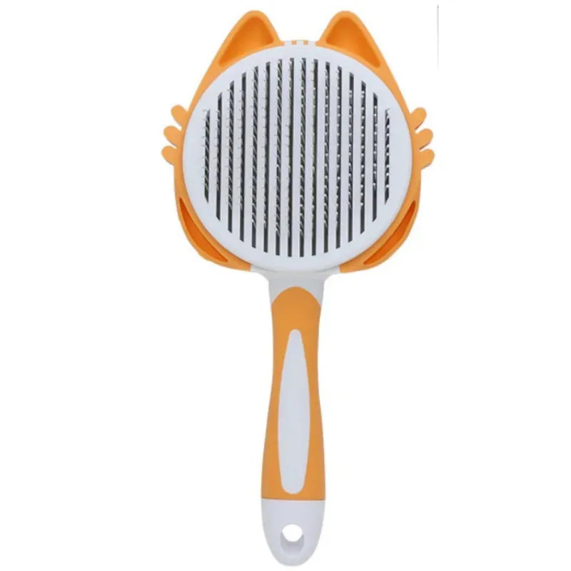 Dog Brush Self Cleaning Cat Brush Pet Hair Remover Massage Dogs Combs Pet Grooming One Button Cleaning Dog Brushes Pet Supplies