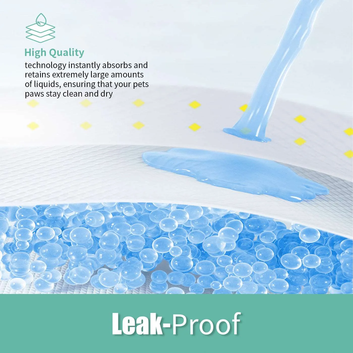 Dog Detection Urine Pad - Leakproof & Absorbent Training Aid