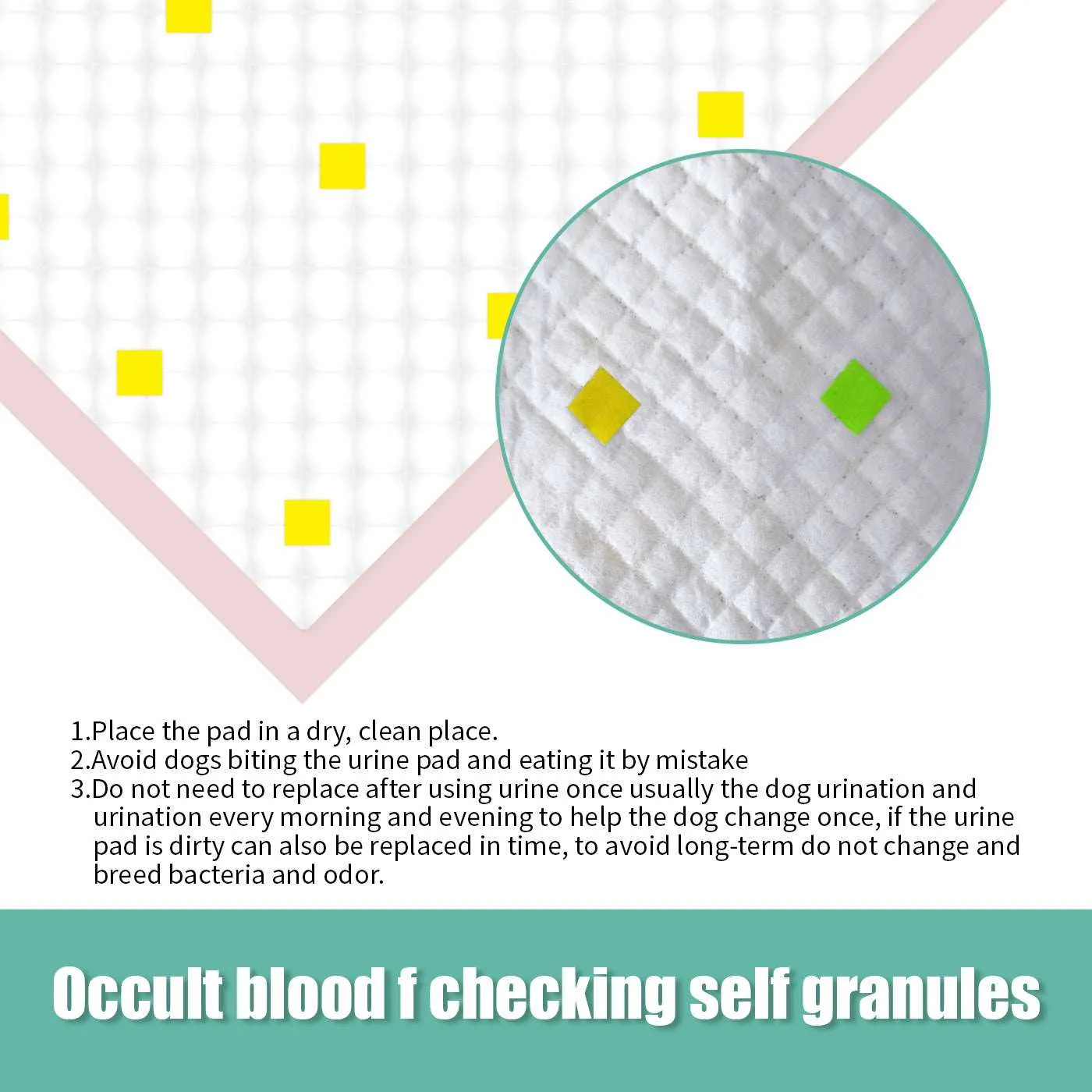 Dog Detection Urine Pad - Leakproof & Absorbent Training Aid