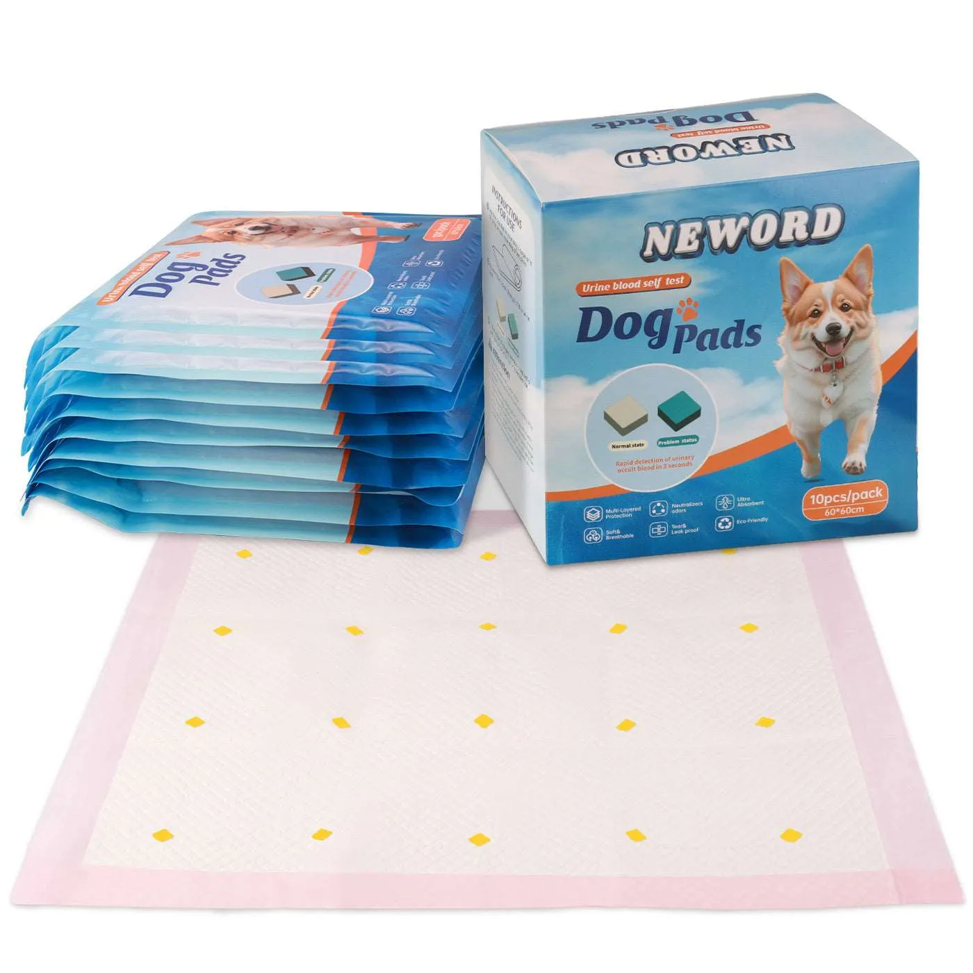 Dog Detection Urine Pad - Leakproof & Absorbent Training Aid