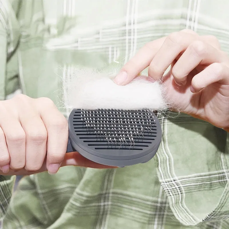 Funki Buys | Pet Brushes | Cat Dog Comb Pop Out Self Cleaning