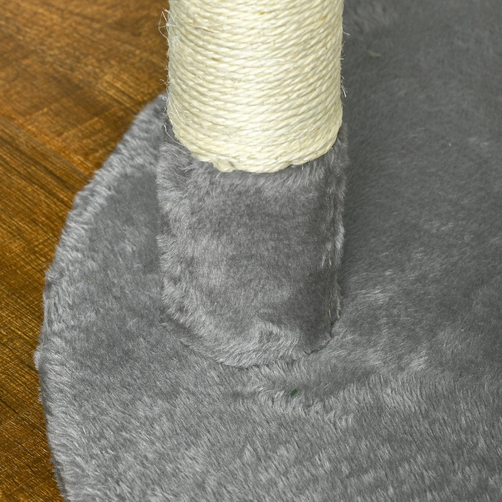 Grey Three-Tier Cat Activity Center Tower, 136cm - Grey