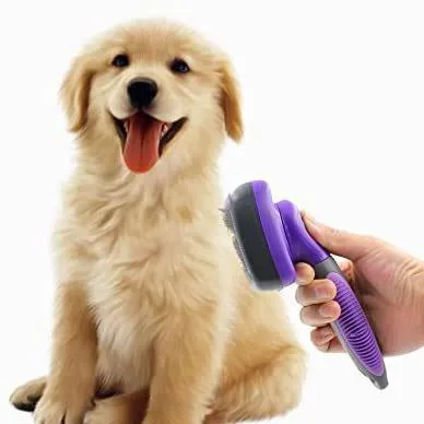 Hertzko Self Cleaning Slicker Brush