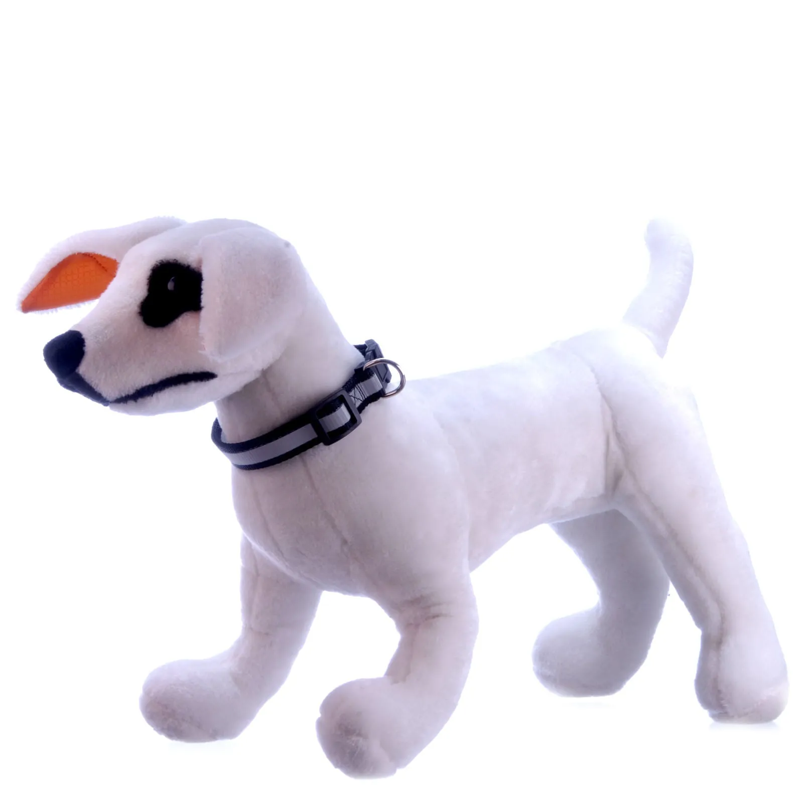 Jeffers Reflective Stripe Nylon Dog Collars, 3/4"W Adjustable to 14"-22"L