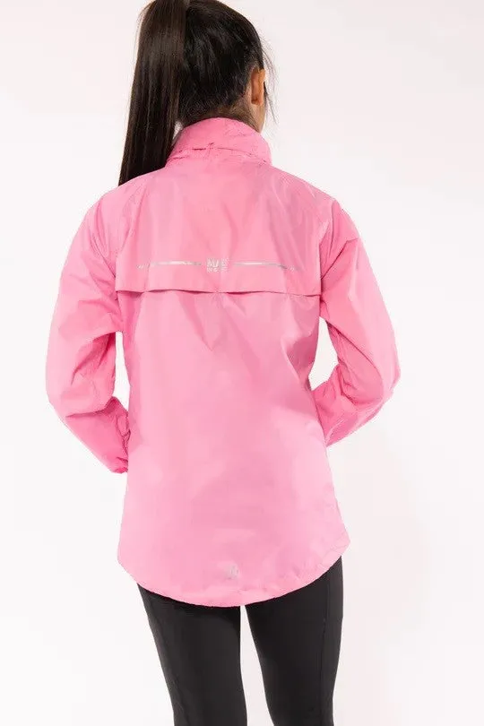 Mac in a Sac Kids Waterproof Breathable Windproof Packable Origin Jacket-PINK