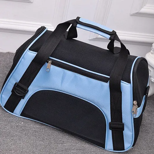 Pet Carrier Bag Portable Large Cat Dog Comfort Tote Travel Bag Airline Approved