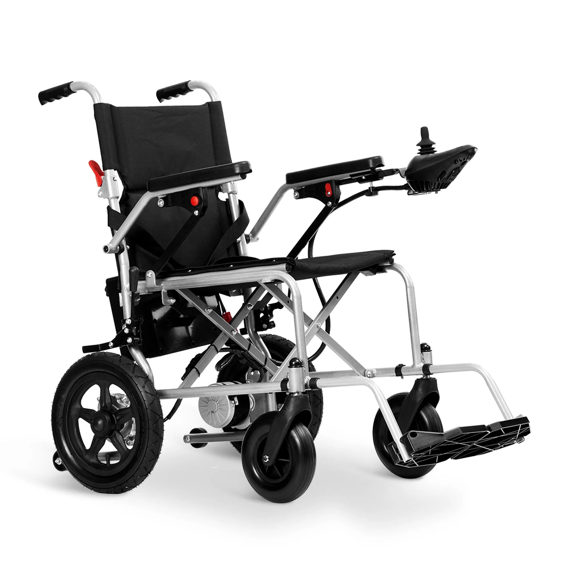 Rubicon DX03 - Lightweight, Foldable & Powerful Electric Wheelchair: Affordable, Airline-Approved, Travel Friendly | Economical Power Wheelchair