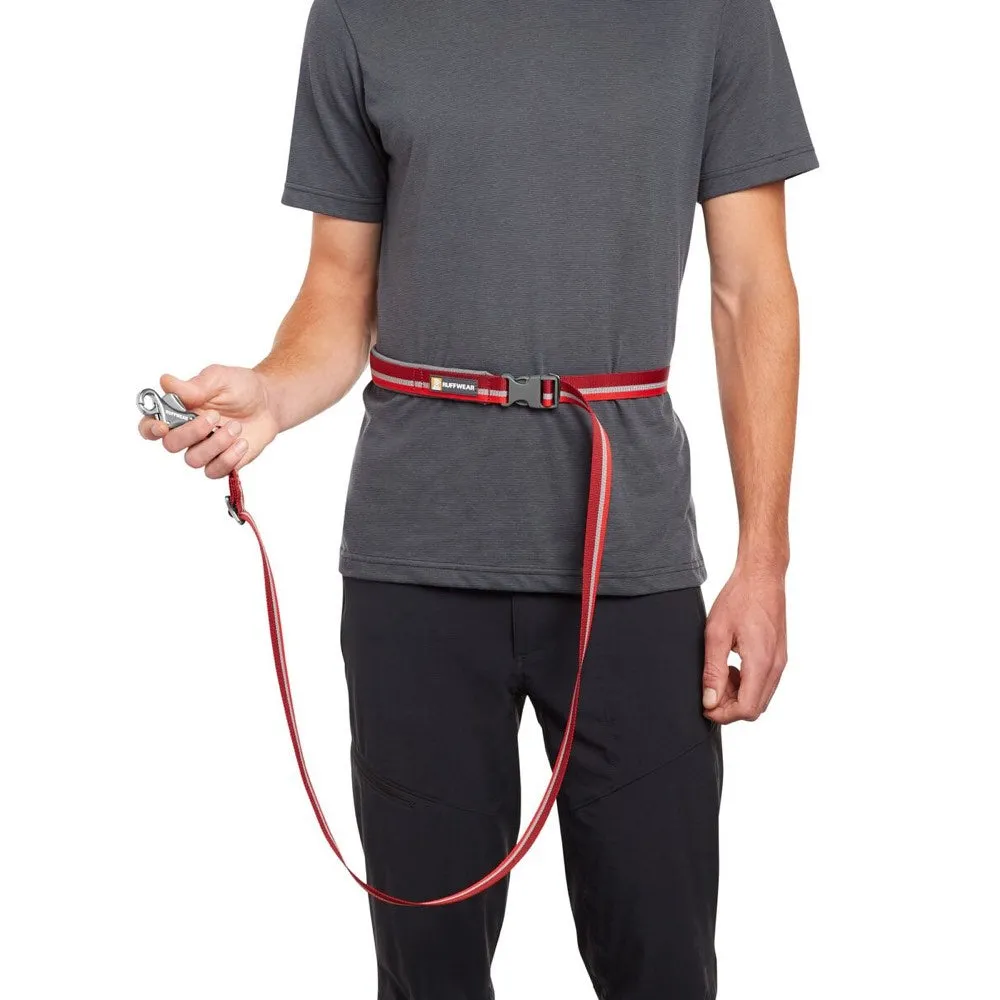 Ruffwear Crag Reflective Multi-Function Dog Leash (Cindercone Red)