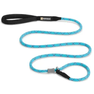 Ruffwear Just-a-Cinch Reflective Rope Slip Dog Leash (Blue Atoll)
