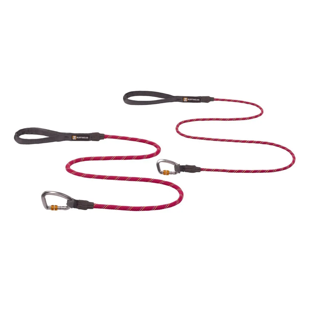 Ruffwear Knot-A-Leash Reflective Rope Dog Leash (Hibiscus Pink)