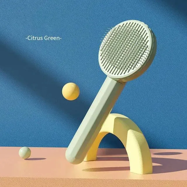 Self Cleaning Pet Grooming Brush for Shedding