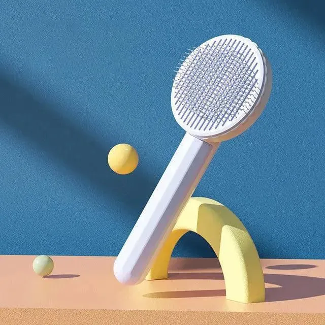 Self Cleaning Pet Grooming Brush for Shedding