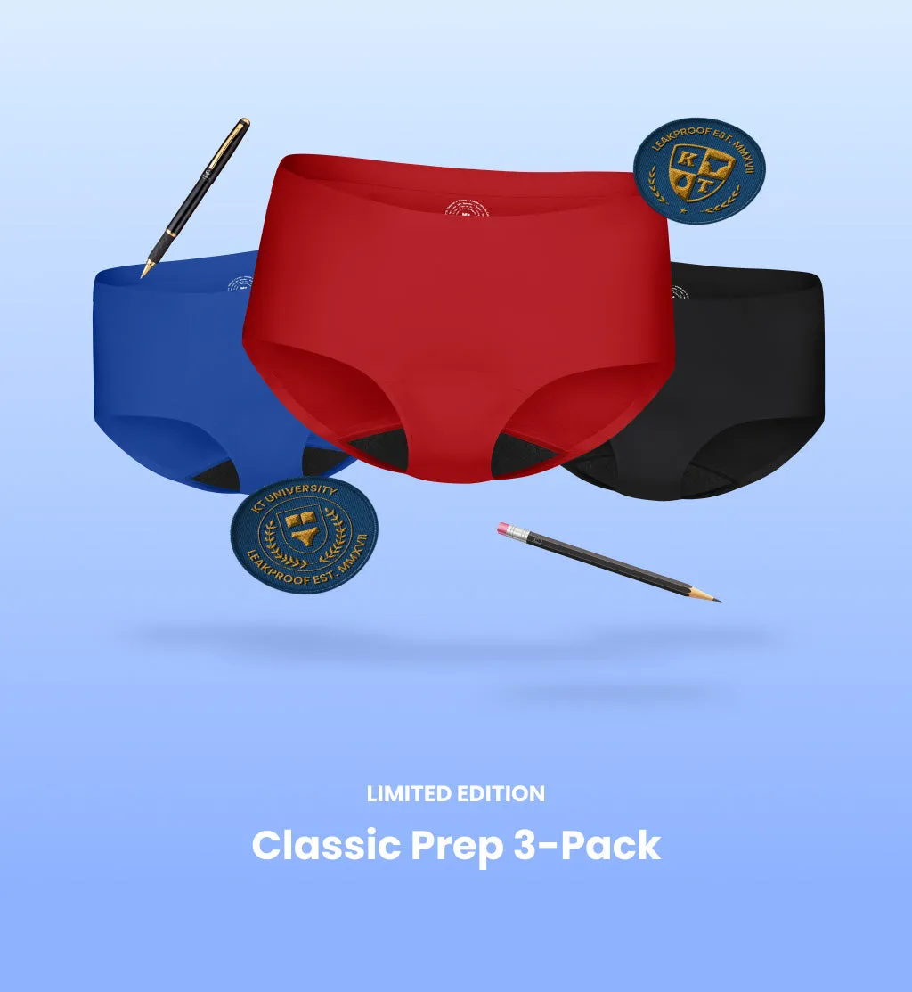 Super Leakproof® No-Show Underwear Boyshort 3-Pack (4-Pack Item)