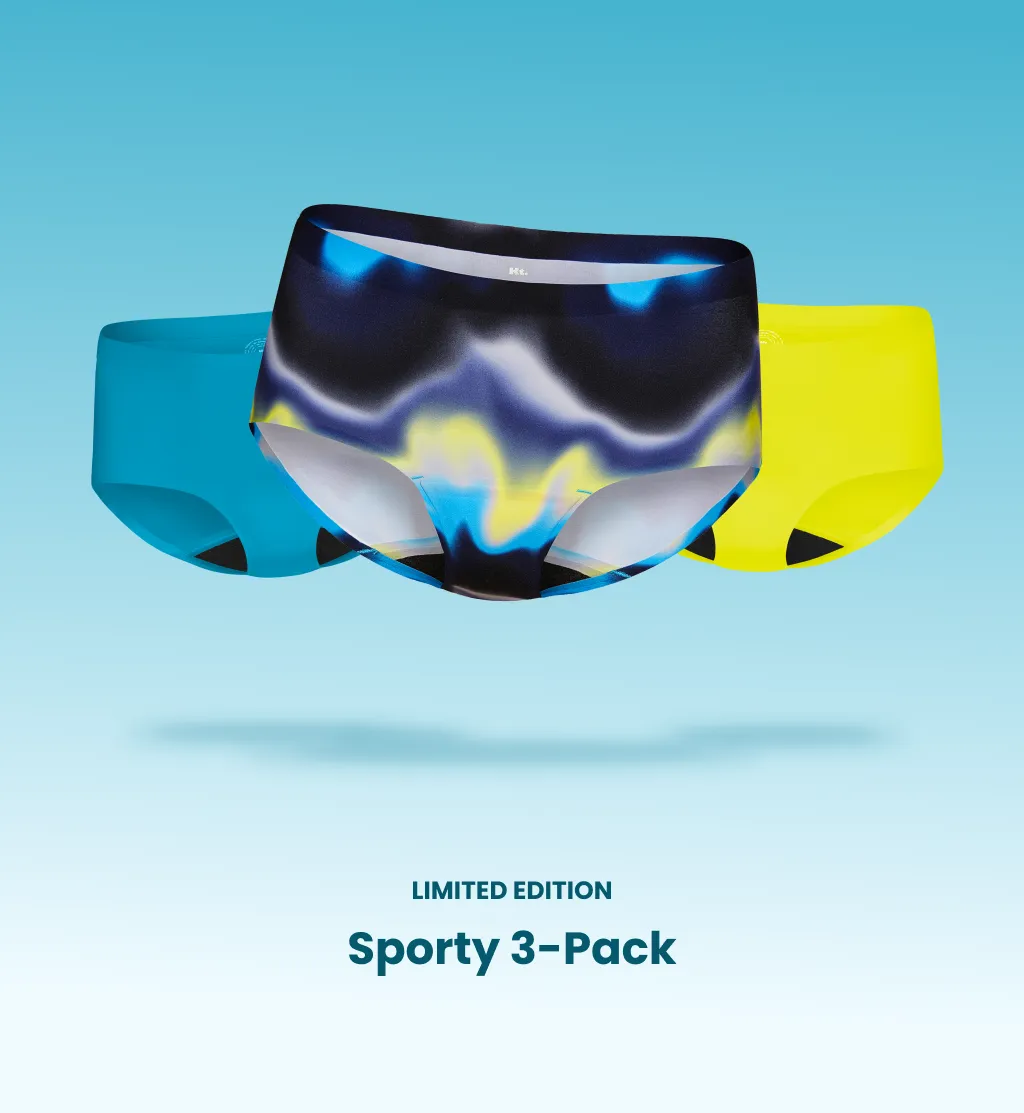Super Leakproof® No-Show Underwear Boyshort 3-Pack (4-Pack Item)
