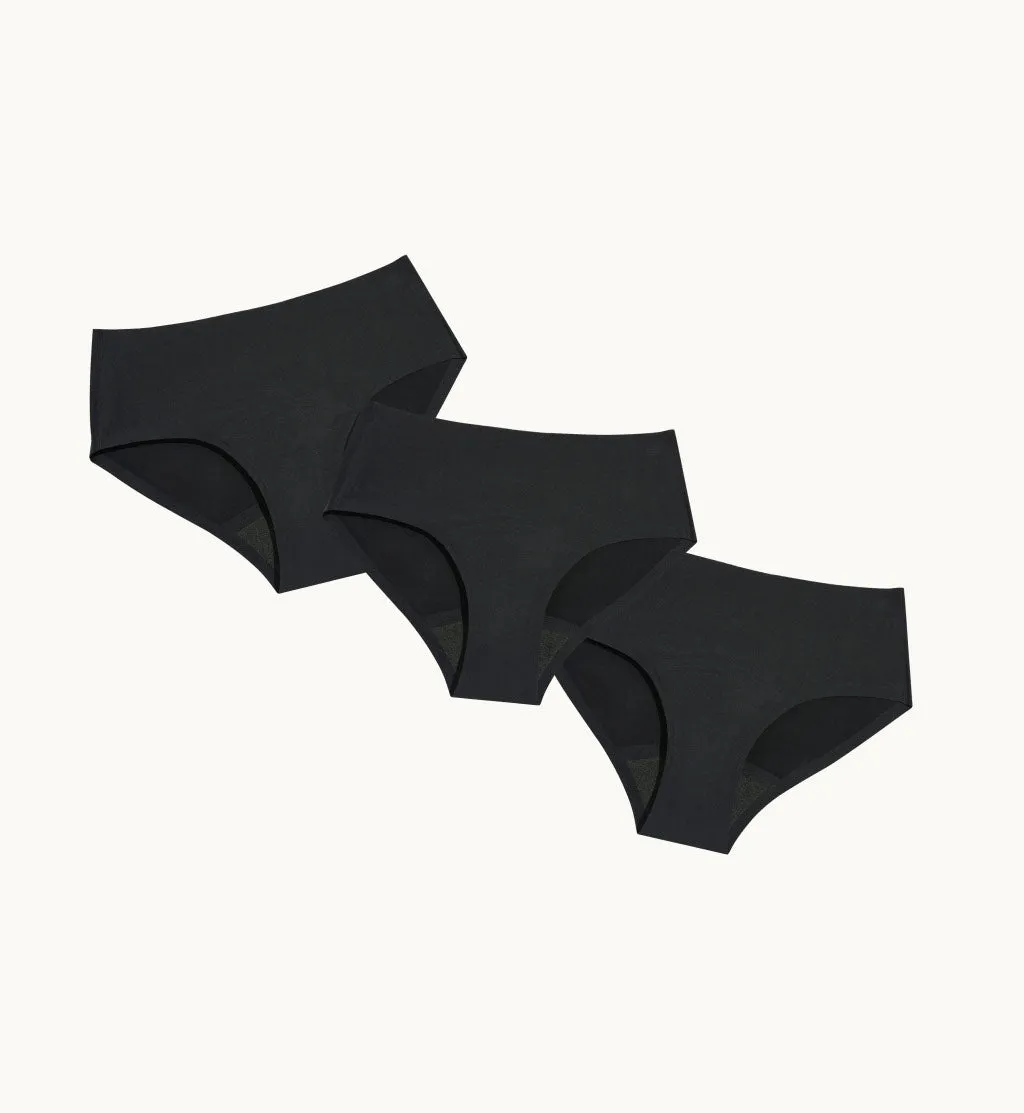 Super Leakproof® No-Show Underwear Boyshort 3-Pack (4-Pack Item)