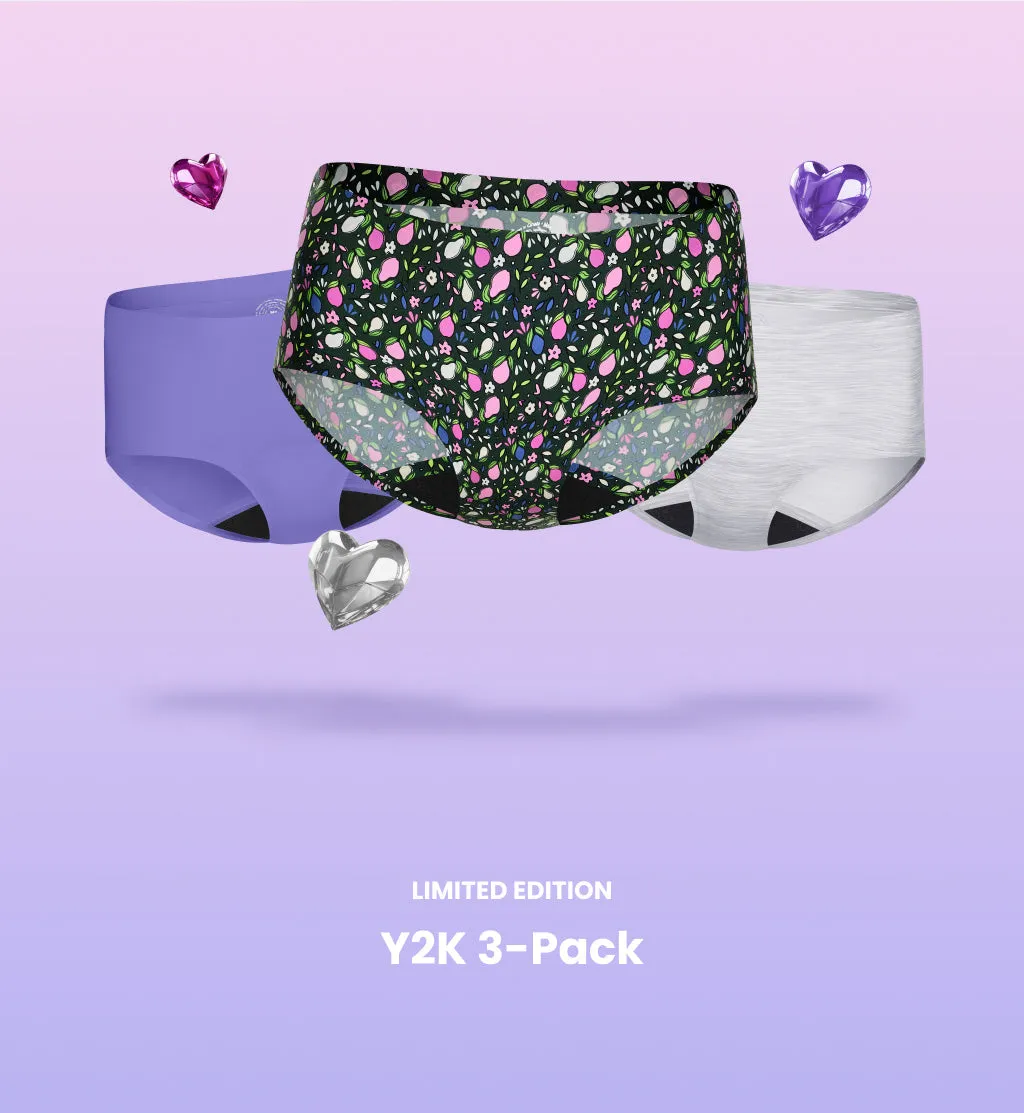 Super Leakproof® No-Show Underwear Boyshort 3-Pack (4-Pack Item)