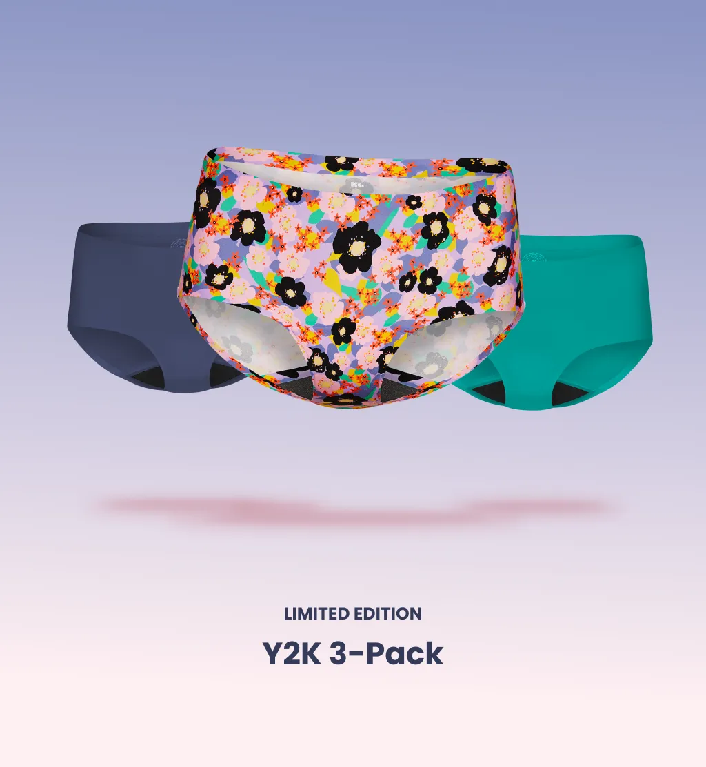 Super Leakproof® No-Show Underwear Boyshort 3-Pack (4-Pack Item)