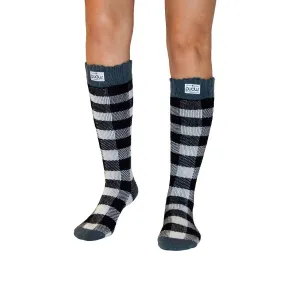 Tall Boot Socks - White Lumberjack