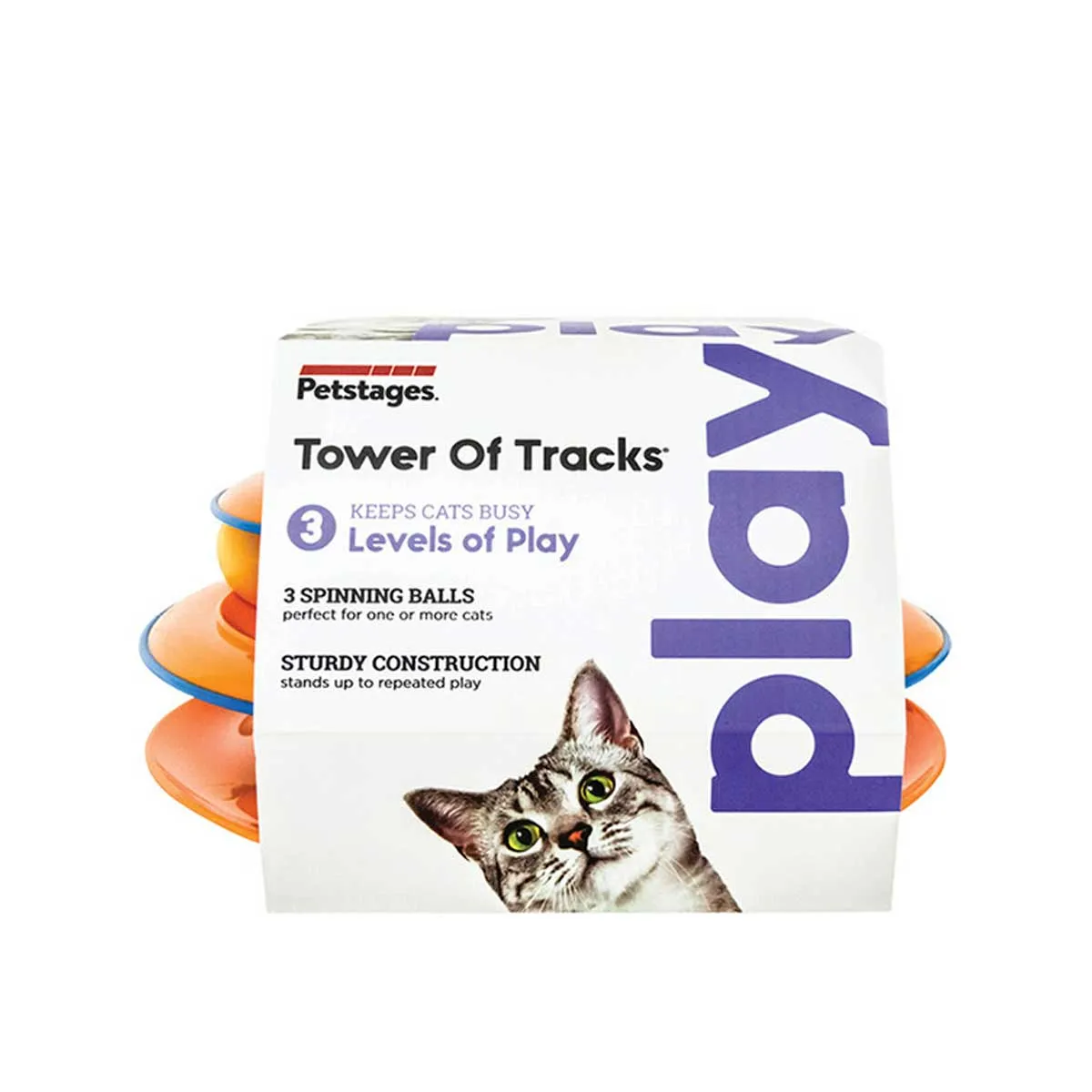 Tower of Tracks Cat Multi Level Toy