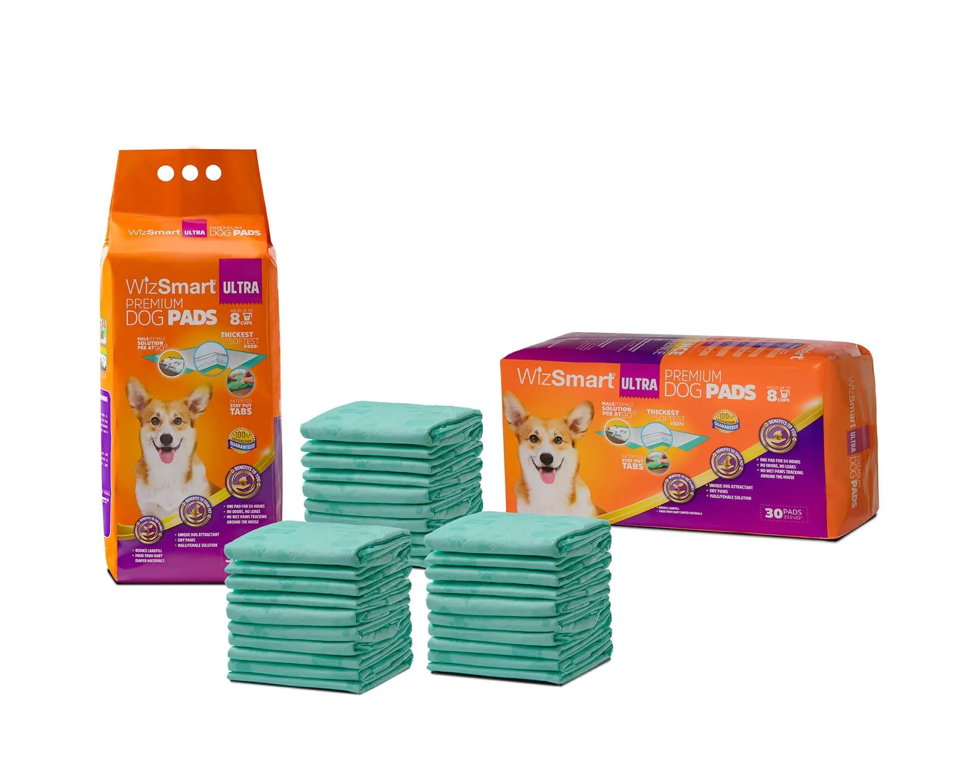 WizSmart Dog and Puppy Training Pads Ultra