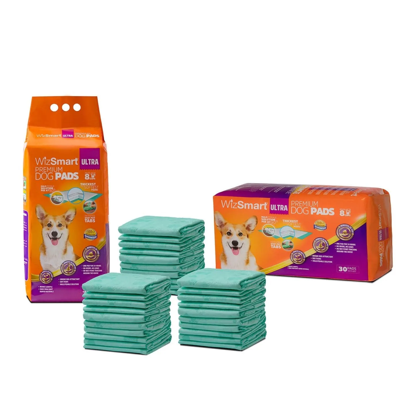 WizSmart Dog and Puppy Training Pads Ultra